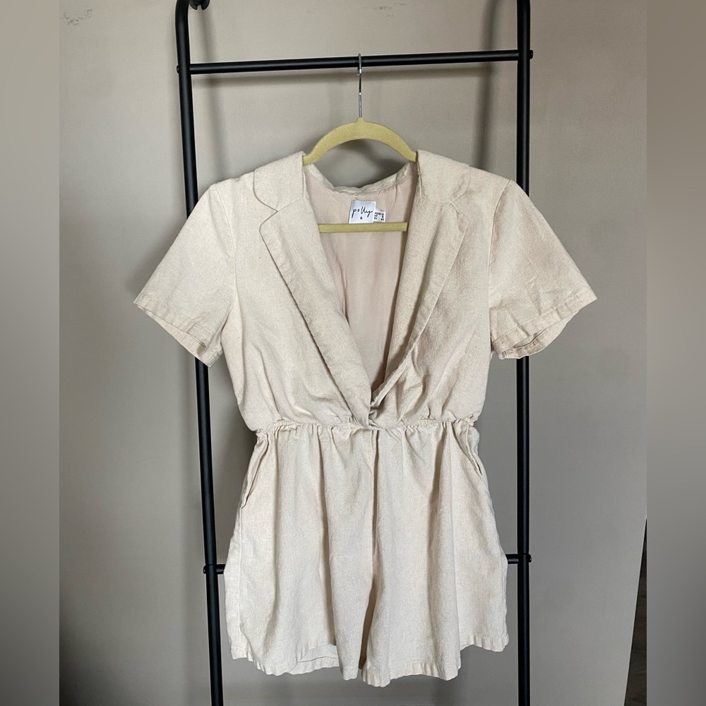 Cream Romper